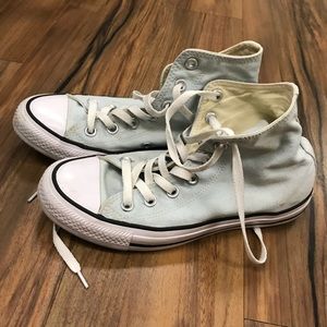 Mint Converse High Tops